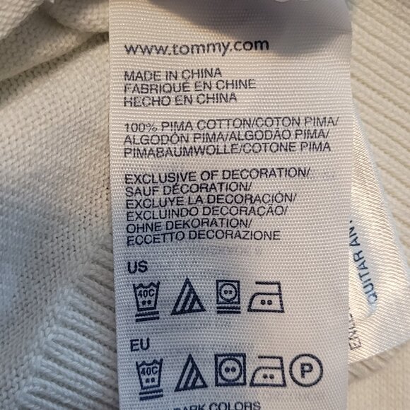 LOT OF 2 TOMMY HILFIGER LIGHTWEIGHT 100% PIMA COTTON ARGYLE SWEATERS EUC 2X XXL - Picture 13 of 14